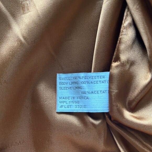 Tehama Clint Xl Khaki Suede Jacket Outwear Mens Size XL Full Zip - Picture 7 of 8